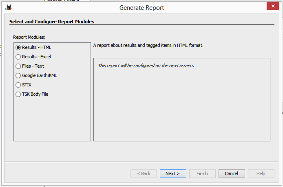 Autopsy Report Modules